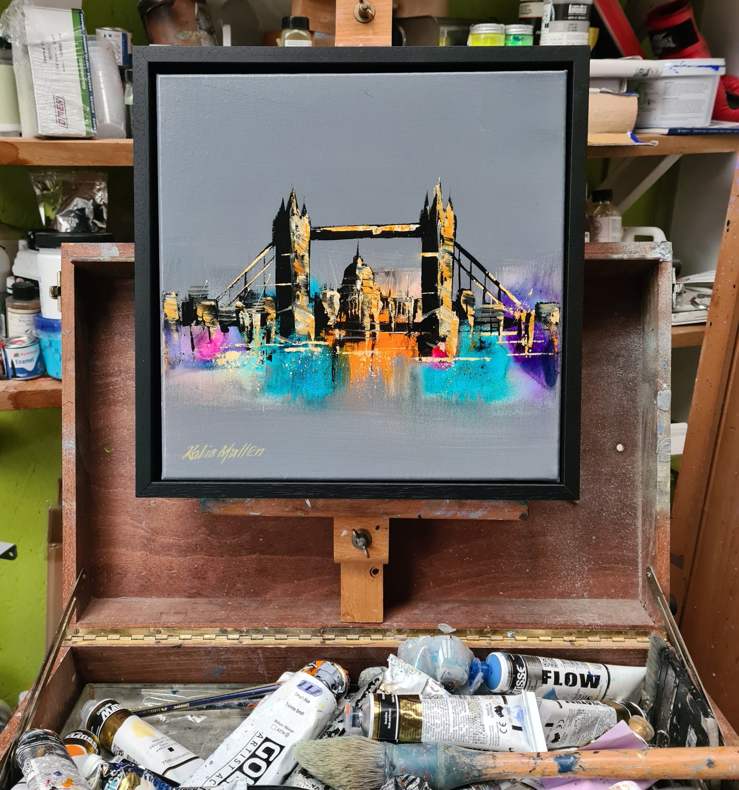 Tower Bridge night time.